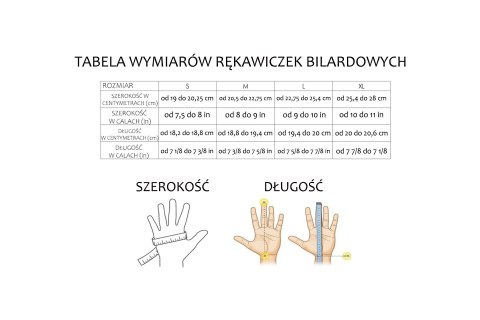 Rękawiczka bilardowa Sułtan 2.0 Longoni- LEWA