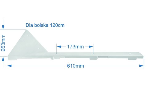 Narożniki do stołów piłkarskich - kpl. 4 szt