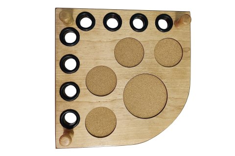 Stojak narożny na 8 kijów - różne kolory