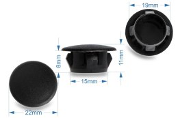 Element plastikowy do korony