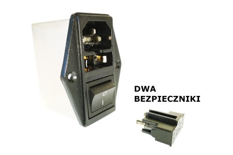 Filtr przeciwzakłóceniowy z wyłącznikiem