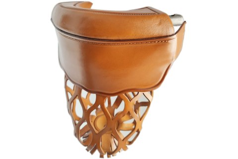 Koszyki skórzane z narożnikami- kpl. 6szt