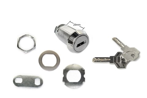 Zamek z frezowanym kluczem - Security Cam Locks.