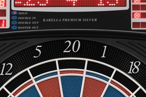 Elektroniczna tarcza do darta Karella Premium Silver