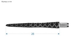 Groty Target Fire Storm Diamond Point - black