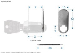 Krzywki standard do zamków Euro-Locks