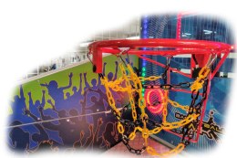 Siatka plastikowa do koszykówki - łańcuch