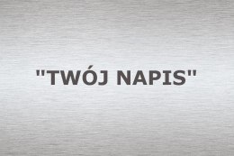 Tabliczka grawerowana