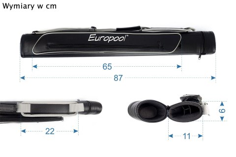 Pokrowiec na kij bilardowy Europool New Style 2×2