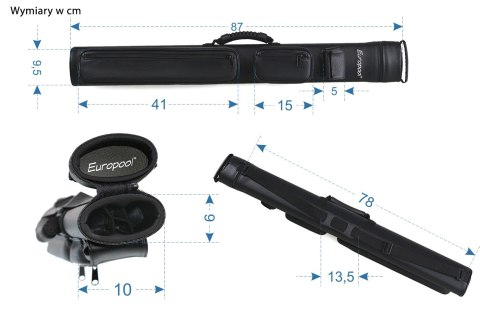 Pokrowiec na kij bilardowy Europool Special Edition 2x2