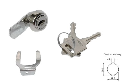 Zamek do skrzynek na listy Euro-Locks - F143