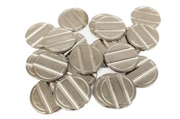 Żeton 2 rowkowy 24mm x 2mm