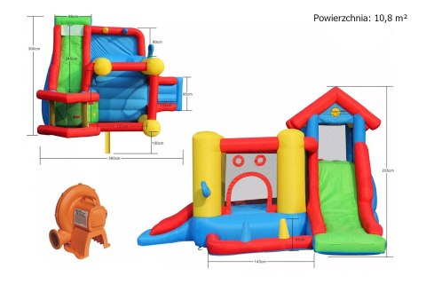 Dmuchane Centrum Zabawy 7w1 - Happy Hop