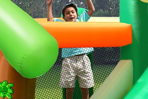 Dmuchany plac zabaw Happy Hop - Jungle