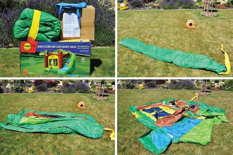 Domek w dżungli do wspinania się i zjeżdżania HappyHop