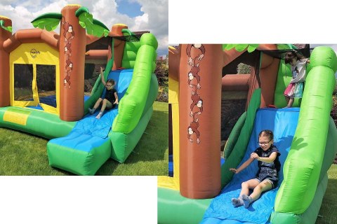 Domek w dżungli do wspinania się i zjeżdżania HappyHop