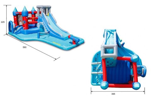 Dmuchany wodny park na mokro i sucho - HappyHop