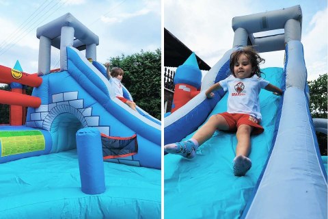 Dmuchany wodny park na mokro i sucho - HappyHop