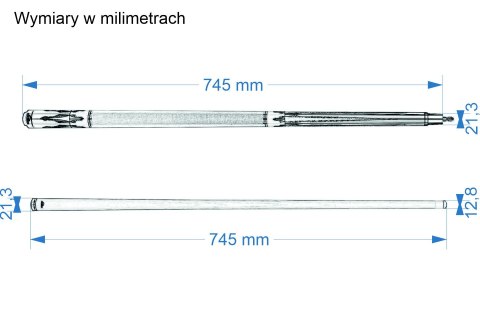 Kij bilardowy II cz. Vaula Bison no.48