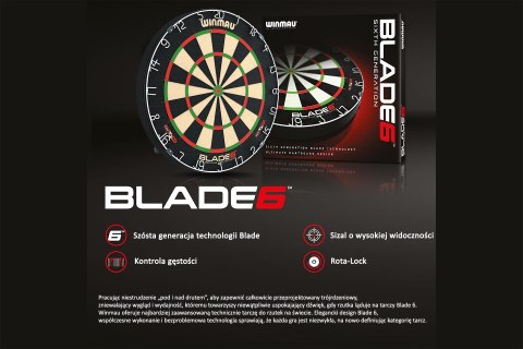 Winmau Blade 6 - tarcza sizalowa