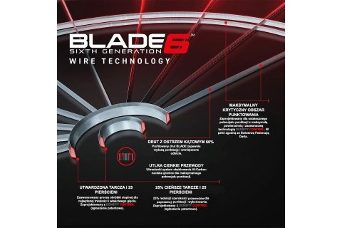 Winmau Blade 6 - tarcza sizalowa