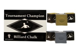 Kreda Bilardowa T.C. - Srebrna i Złota, Opakowanie 12 Kostek