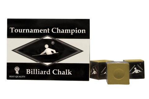 Kreda Bilardowa T.C. - Srebrna i Złota, Opakowanie 12 Kostek