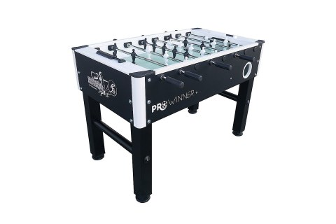 Stół do Piłkarzyków Pro Winner Roberto Sport - Kolor czarno-biały