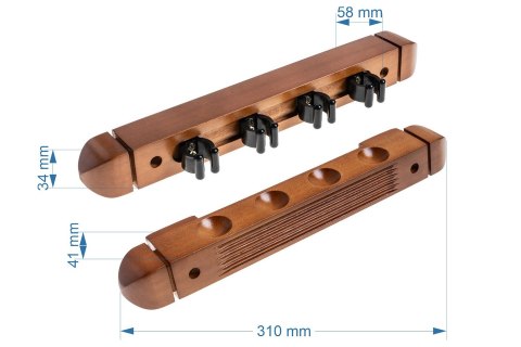 Wieszak na 4 kije standard- różne kolory