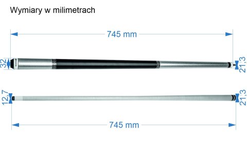 Kij II cz. Players C-802: Klasyczny Kij Bilardowy Premium z Klonu