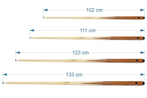 Kij bilardowy Excalibur Premium od 102 do 133 cm