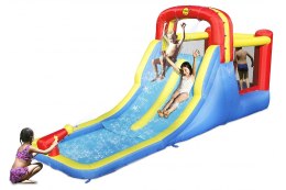 Podwójna zjeżdżalnia Happy Hop Zamek 4w1 na mokro i sucho