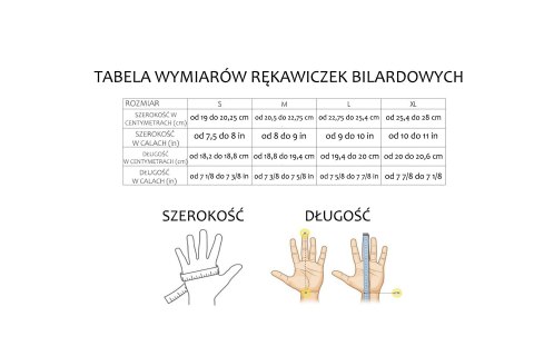 Rękawiczka bilardowa Sułtan 3.0 Longoni- PRAWA