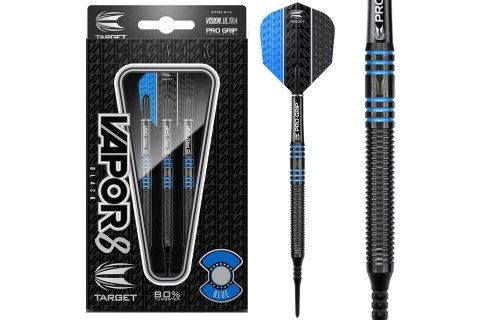 Rzutki Target Vapor8 Black Blue (soft tip) 21g