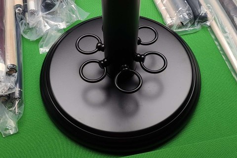 Stojak Metalowy na 6 Kijów - Czarny: Porządek i Elegancja dla Kijów