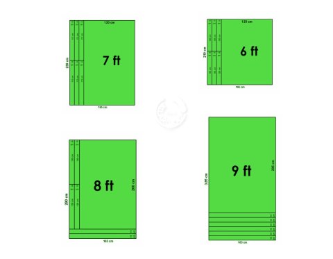 Sukno Bilardowe Europool 45 - Różne Kolory