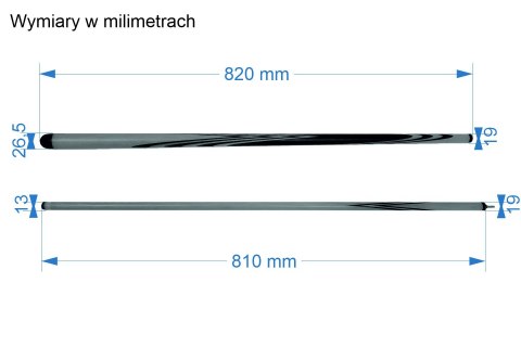 Kij do rosyjskiej piramidy 2-cz Standard od LERONI