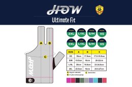 Rękawiczka bilardowa HOW UltimateFit- LEWA, Black