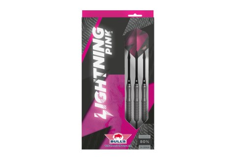 Rzutki Bull's Lightning Pink (steel tip) 26g
