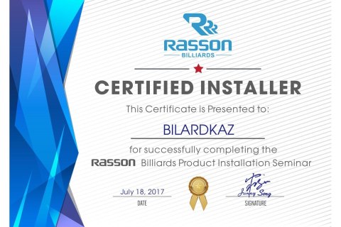 Stół bilardowy Rasson, seria MR-sung model IRON MAN 9ft