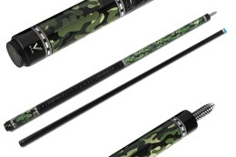 Kij bilardowy 2-cz. EVO Camo-3 Viper Leather Wrap
