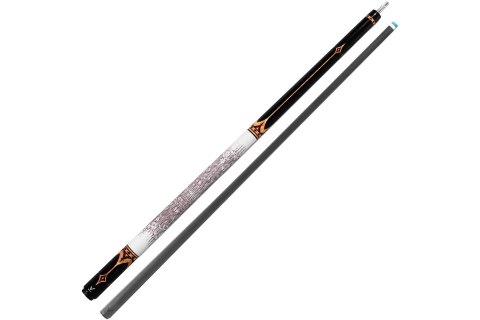 Kij bilardowy 2-cz. EVO Crown-2 Royal Black - White Leather Wrap MAX