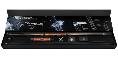 Kij bilardowy 2-cz. EVO Crystal-2 Ember Vein MAX