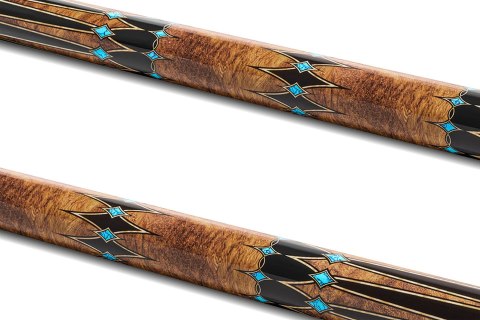 Kij bilardowy 2-cz. EVO Crystal-2 Ember Vein MAX