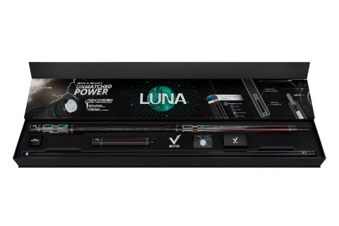 Kij bilardowy 2-cz. EVO Luna-1 Malachite Eclipse MAX