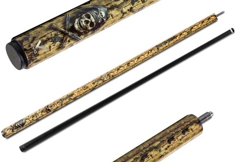 Kij bilardowy 2-cz. EVO Pirates-1 Golden Plunder
