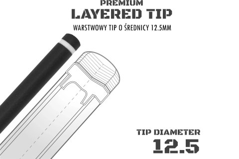 Kij bilardowy 2-cz. Rhino EVO Camo Forest
