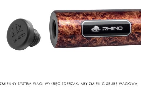 Kij bilardowy 2-cz. Rhino G-W Amboyna NW