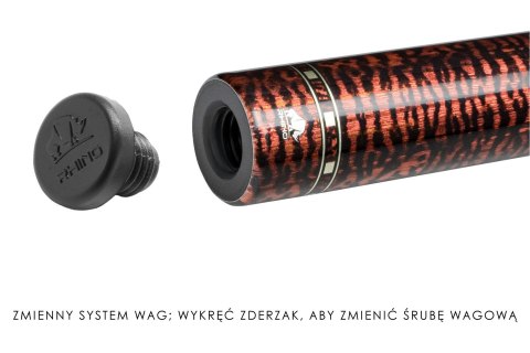 Kij bilardowy 2-cz. Rhino G-W Snake LW