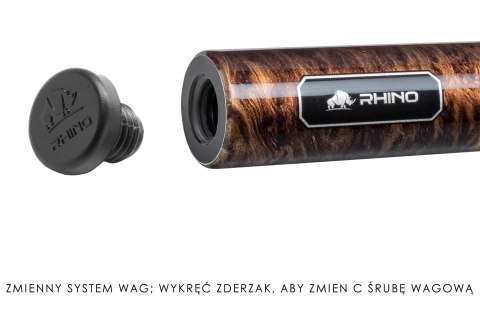 Kij bilardowy 2-cz. Rhino G-W Thuya NW